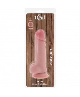 GET REAL - PENE REALISTICO DELUXE CON TESTICOLI EXTRA SPESSI 28 CM