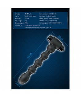 MR PLAY - MASSAGGIATORE ANALE VIBRANTE