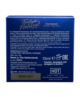 HOT - TWILIGHT PHEROMONE NATURAL MEN 15 ML