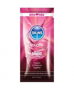 SKINS - EXCITE LUBRIFICANTE A BASE D'ACQUA MONODOSE 5 ML