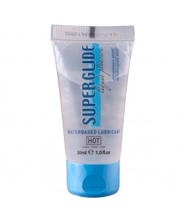 HOT - SUPERGLIDE LIQUID PLEASURE LUBRIFICANTE A BASE D'ACQUA 30 ML