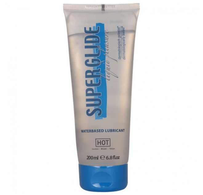 HOT - SUPERGLIDE LIQUID PLEASURE LUBRIFICANTE A BASE D'ACQUA 200 ML