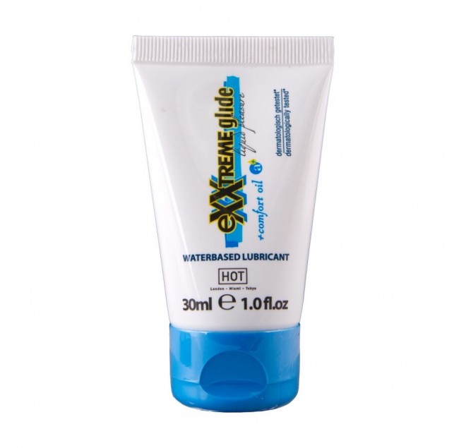 HOT - EXXTREME GLIDE LUBRIFICANTE A BASE D'ACQUA + OLIO COMFORT A+ 30 ML