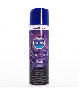 SKINS - SUPERSLIDE LUBRIFICANTE A BASE DI SILICONE 130 ML SKINS - SUPERSLIDE LUBRIFICANTE A BASE DI SILICONE 130 ML che trovi in offerta solo su SexyShopOnline a -35% di sconto