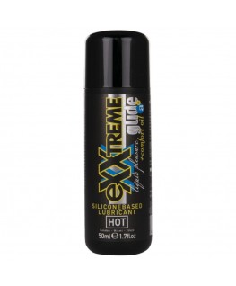 HOT - EXXTREME GLIDE LUBRIFICANTE A BASE DI SILICONE + OLIO COMFORT A+ 50 ML