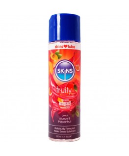 SKINS - LUBRIFICANTE FRUTTATO A BASE D'ACQUA MANGO E FRUTTO DELLA PASSIONE 130 ML