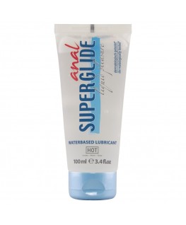 HOT - ANAL SUPERGLIDE LIQUID PLEASURE LUBRIFICANTE A BASE D'ACQUA 100 ML