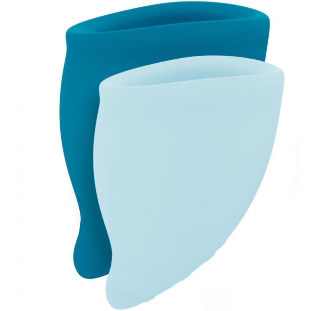 FUN FACTORY - KIT COPPA MESTRUALE FUN TURCHESE