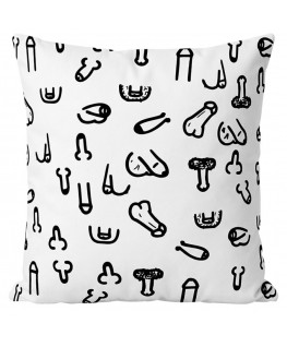 DIABLO PICANTE - CUSCINO PER PENE 30 X 30 BIANCO