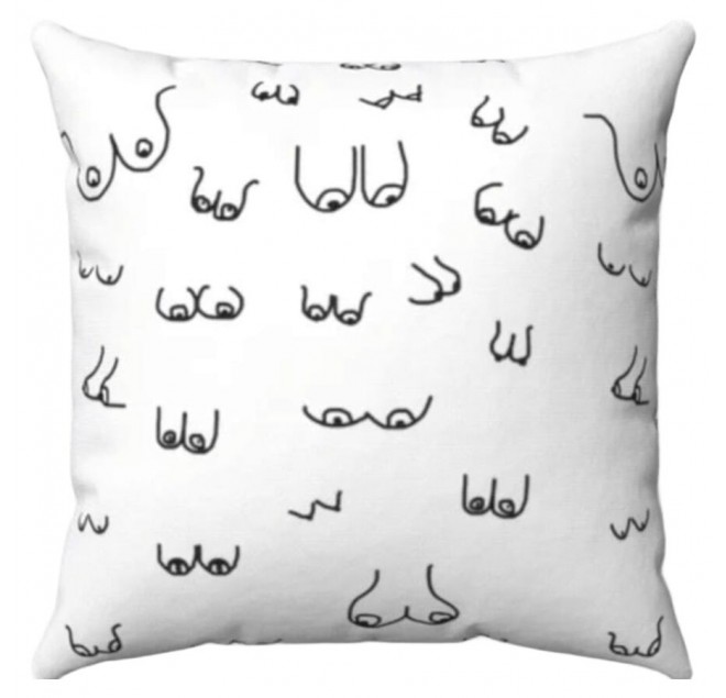 DIABLO PICANTE - CUSCINO PER SENI 30 X 30 BIANCO
