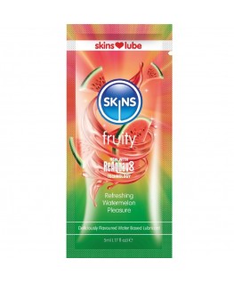 SKINS - LUBRIFICANTE FRUTTATO A BASE D'ACQUA ANGURIA MONODOSE 5 ML