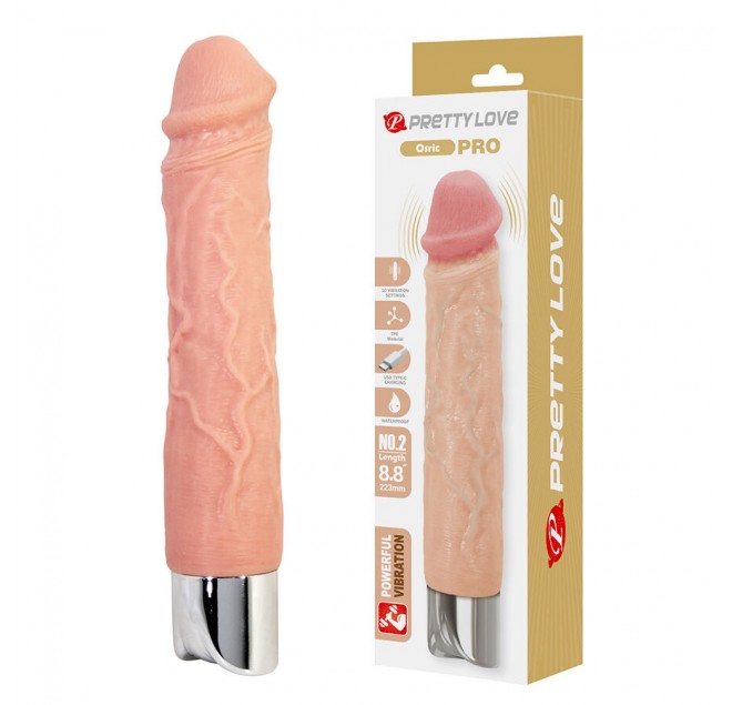 PRETTY LOVE - OSRIC PRO VIBRATORE REALISTICO FLESSIBILE