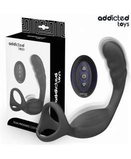 ADDICTED TOYS - ANELLO PER IL PENE PROSTATICO DOPPIO CON TELECOMANDO