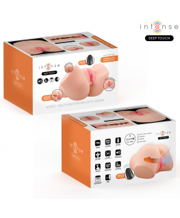 INTENSE DEEP TOUCH - NICOLE MASTURBATORE VAGINALE CON EFFETTI DI ASPIRAZIONE, CALORE, VIBRAZIONE E VOCALE CON TELECOMANDO 5,3 KG