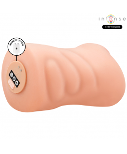 INTENSE DEEP TOUCH - MASTURBATORE AGINALE KRISTA CON ASPIRAZIONE, VIBRAZIONE ED EFFETTO VOCALE 1,2 KG