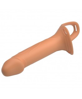 PRETTY LOVE - LANDON STRAP-ON VIBRANTE PELLE CHIARA