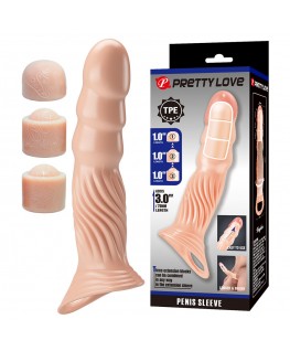 PRETTY LOVE - GUAINA PER PENE TESTURIZZATA CON ESTENSORI