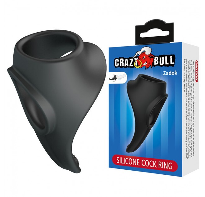 CRAZY BULL - ZADOK ANELLO ERGONOMICO CON STIMOLATORE PERINEALE