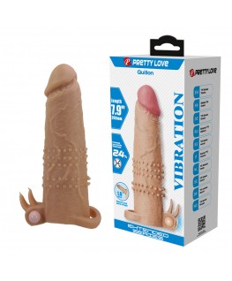 PRETTY LOVE - QUILLON GUAINA PER PENE CON STIMOLATORE CLITORIDEO E VIBRAZIONE