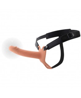 HIDDEN DESIRE - INFERNO VIBRANTE GUAINA PER PENE STRAP-ON 18 CM