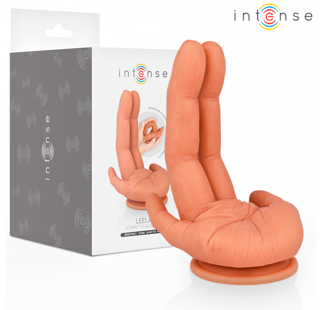 INTENSE - LEELA STIMOLATORE PUNTO G FLESSIBILE MANO 12,6 CM