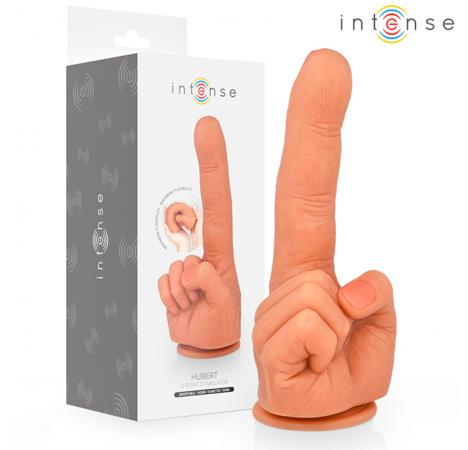INTENSE - HUBERT STIMOLATORE PUNTO G FLESSIBILE MANO 14,2 CM