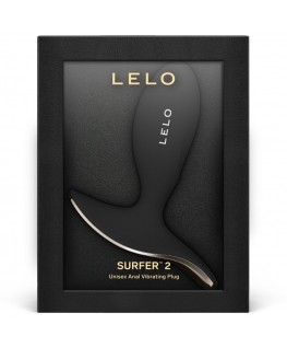 LELO - SURFER 2 UNISEX PLUG ANALE VIBRANTE NERO