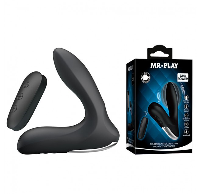 MR PLAY - MASSAGGIATORE PROSTATICO CON TELECOMANDO A VIBRAZIONE