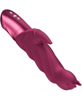 FUN FACTORY - VIBRATORE CONIGLIO DARLING DEVIL ROSSO VINO
