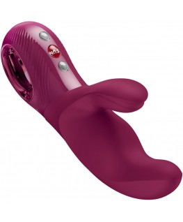 FUN FACTORY - VIBRATORE MISS BI RABBIT ROSSO VINO