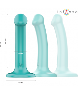 INTENSE - KATIE VIBRATORE CON VENTOSA 10 VIBRAZIONI TELECOMANDO BLU