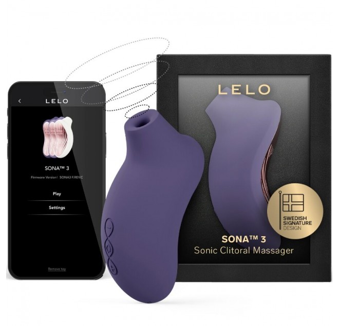 LELO - SONA 3 MASSAGGIATORE CLITORIDEO SONICO CYBER PURPLE