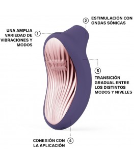 LELO - SONA 3 MASSAGGIATORE CLITORIDEO SONICO CYBER PURPLE