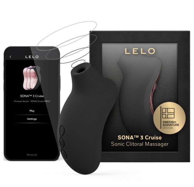 LELO - SONA 3 CRUISE MASSAGGIATORE CLITORIDEO SONICO NERO