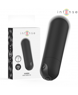 INTENSE - KAREN MINI PROIETTILE VIBRANTE RICARICABILE NERO
