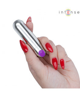 INTENSE - KAREN MINI PROIETTILE VIBRANTE RICARICABILE ARGENTO