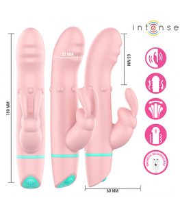 INTENSE - STIMOLATORE E VIBRATORE ROTANTE ALVIN RABBIT + OSCILLANTE