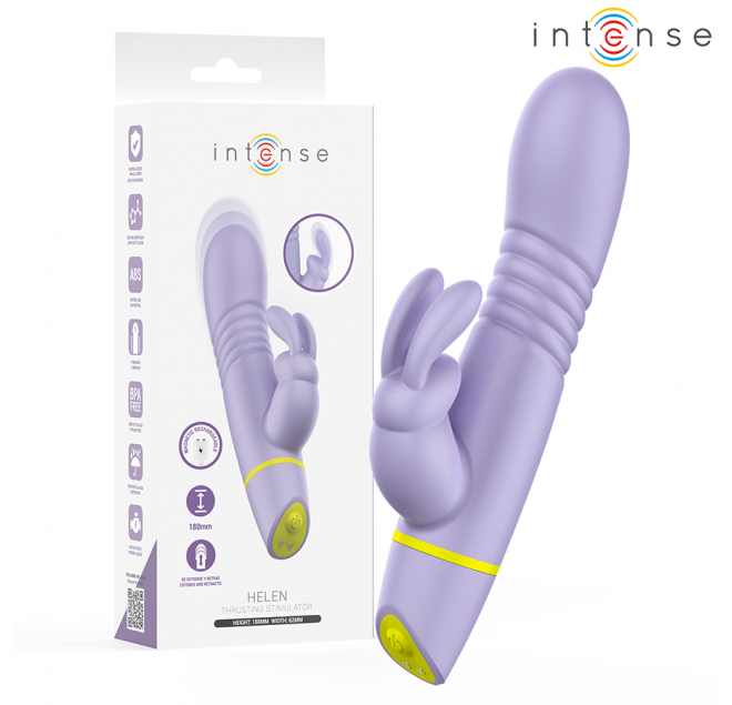 INTENSE - STIMOLATORE E VIBRATORE A SPINTA HELEN RABBIT