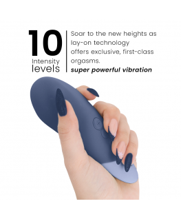 WOMANIZER - VIBE LAY-ON VIBRATORE SILENZIOSO BLU SCURO