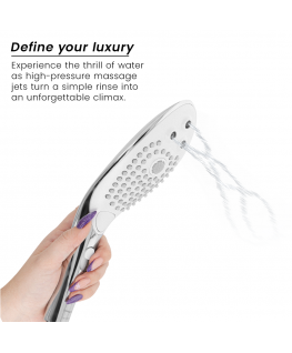 WOMANIZER - SOFFIONE DOCCIA STIMOLANTE CLITORIDEO WAVE CROMATO