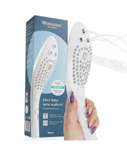 WOMANIZER - SOFFIONE DOCCIA STIMOLANTE CLITORIDEO WAVE BIANCO