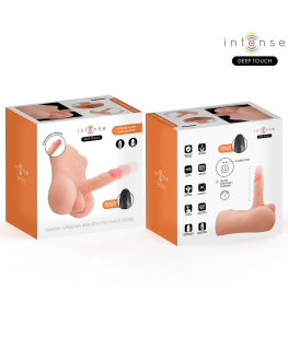 INTENSE DEEP TOUCH - DAMIEN TORSO CON DILDO REALISTICO CON TELECOMANDO A SPINTA E VIBRAZIONE 3,5 KG