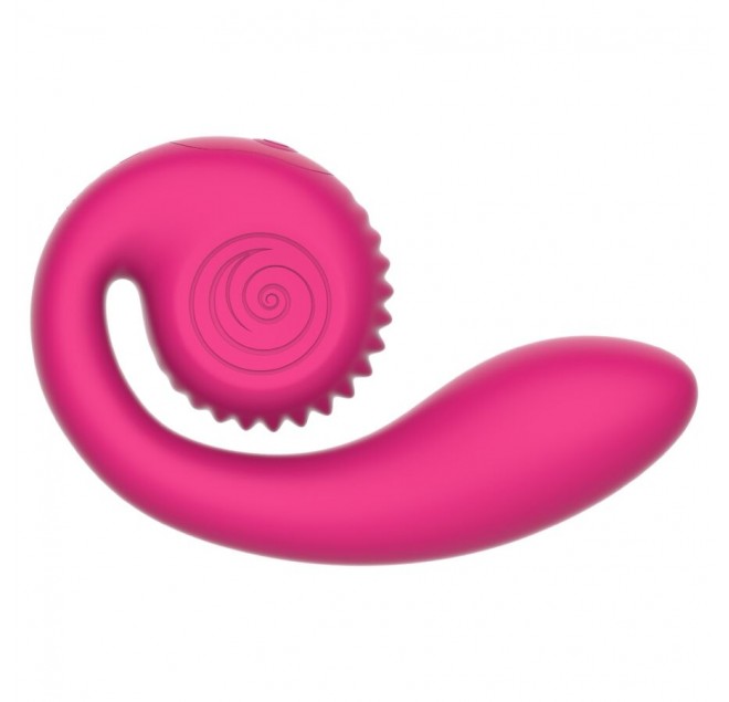 SNAIL VIBE - VIBRATORE ROSA GIZI LITE DOPPIO PUNTO G E CLITORIDEO