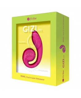 SNAIL VIBE - VIBRATORE ROSA GIZI LITE DOPPIO PUNTO G E CLITORIDEO