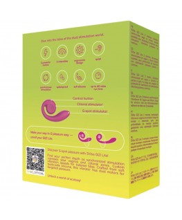 SNAIL VIBE - VIBRATORE ROSA GIZI LITE DOPPIO PUNTO G E CLITORIDEO