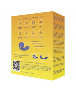 SNAIL VIBE - VIBRATORE VIOLA GIZI LITE DOPPIO PUNTO G E CLITORIDEO