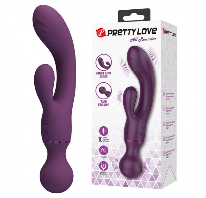 PRETTY LOVE - VIBRATORE PUNTO G VIOLA TUTTOFARE