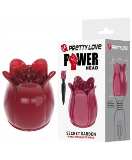 PRETTY LOVE - SECRET GARDEN TESTA DA MASSAGGIO ROSA