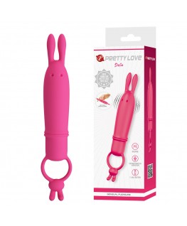 PRETTY LOVE - DELIA VIBRATORE CONIGLIO CON ANELLO DI RESISTENZA