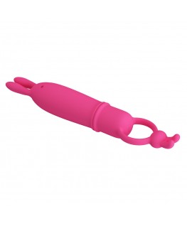 PRETTY LOVE - DELIA VIBRATORE CONIGLIO CON ANELLO DI RESISTENZA